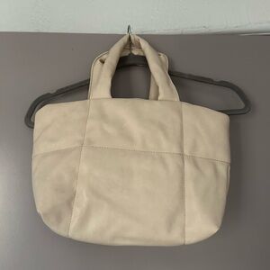 Free People Mini Cloud Tote in Cream